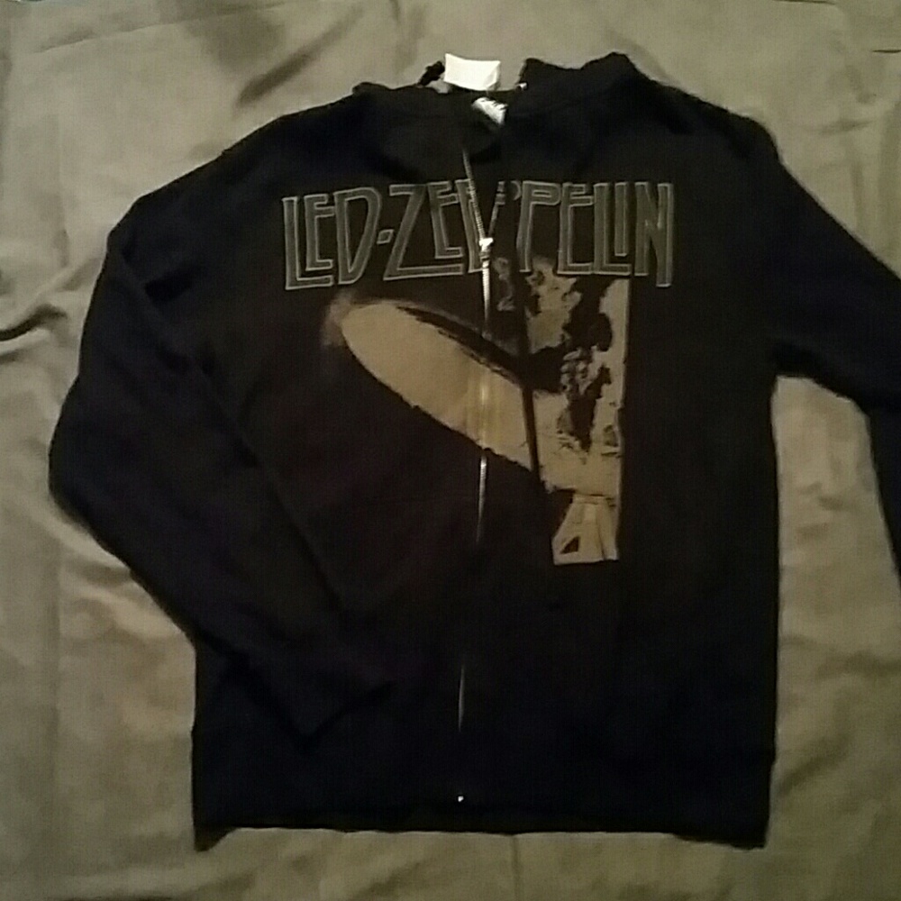 Mens L Led zeppelin hoodie nwt